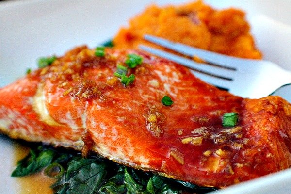 Alaska Sockeye Salmon with Herbs and Garlic Recipe