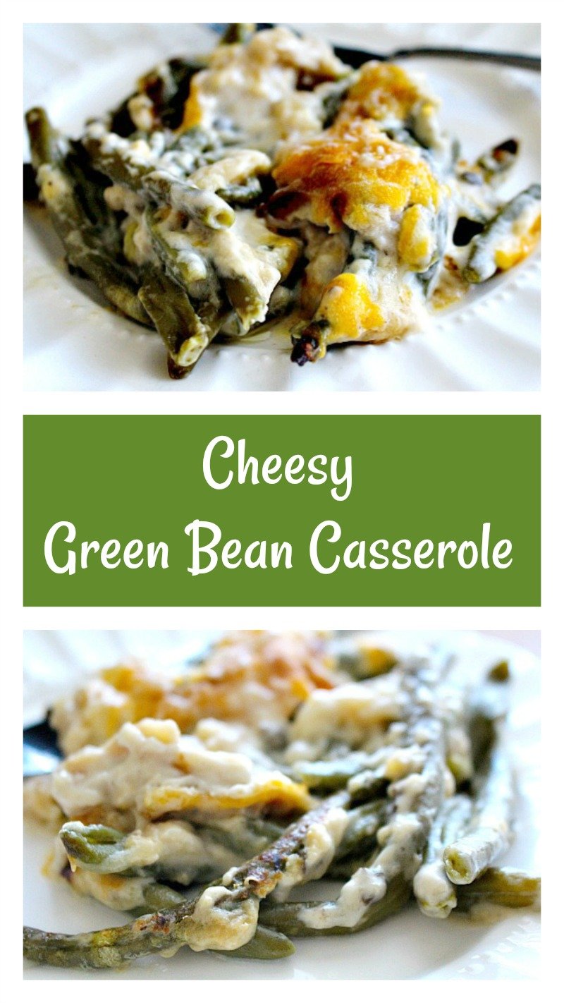 Cheesy Green Bean Casserole | A Cork, Fork, & Passport