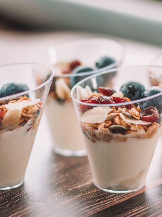 Upstate Granola and yogurt healthy snack
