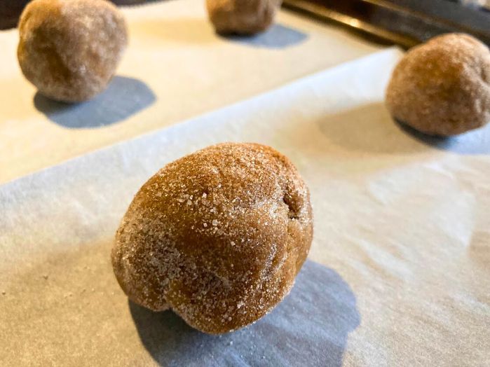These cookies combine the cozy flavors of molasses and ginger with a cinnamon-sugar coating for a festive twist on the classic Snickerdoodle.
