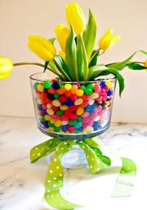 DIY Easter Jelly Bean Centerpiece | A Cork, Fork, & Passport