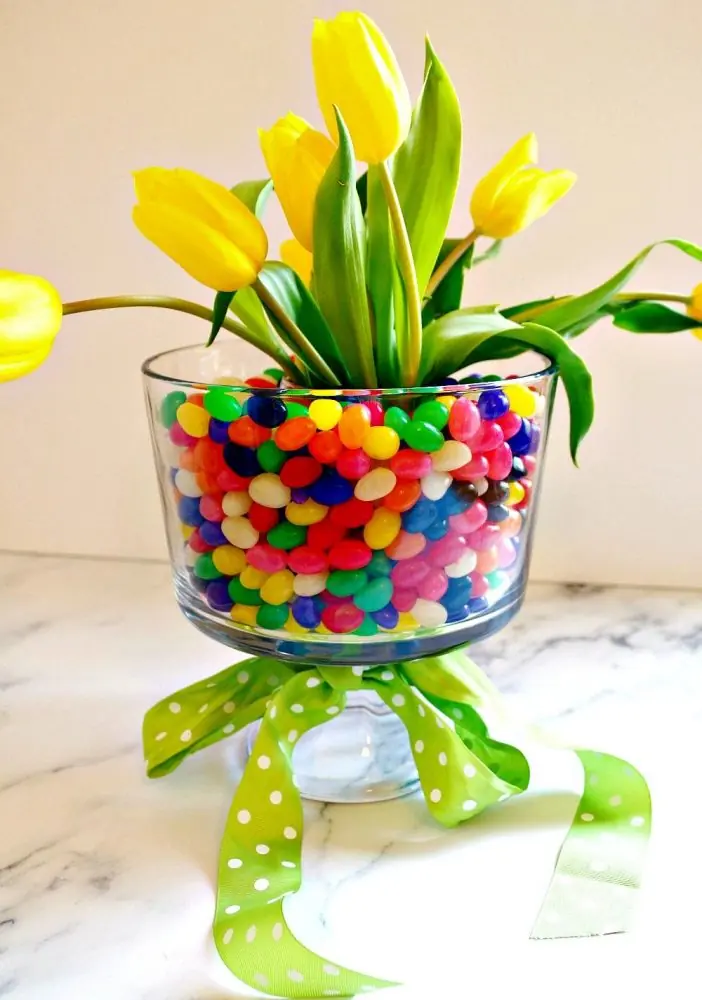 DIY Easter Jelly Bean Centerpiece4