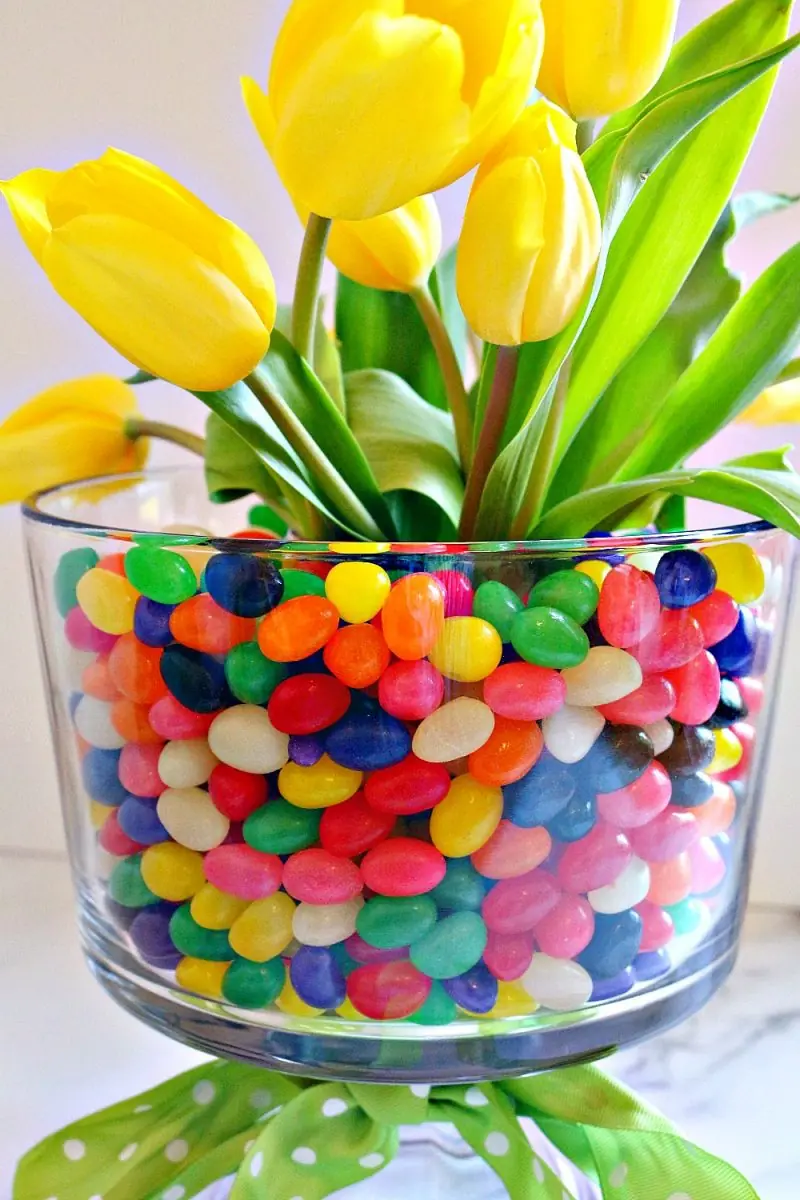 DIY Easter Jelly Bean Centerpiece8